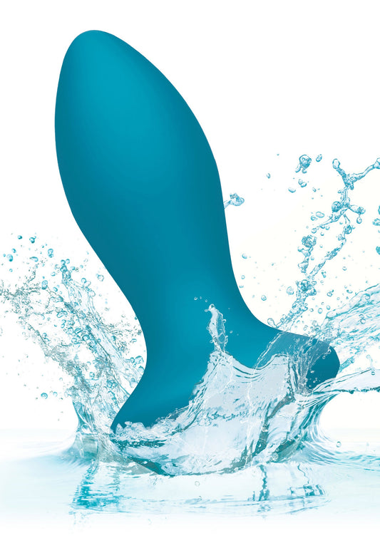 CalExotics Power Gem Vibrating Petite Crystal Probe - Blue