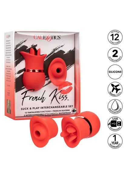French Kiss Suck & Play Set RED - 3