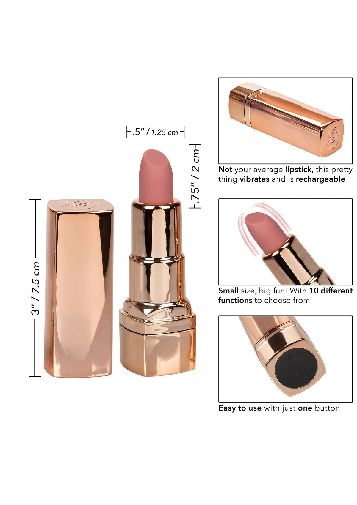 Hide & Play Lipstick Rechargeable PINK - 6