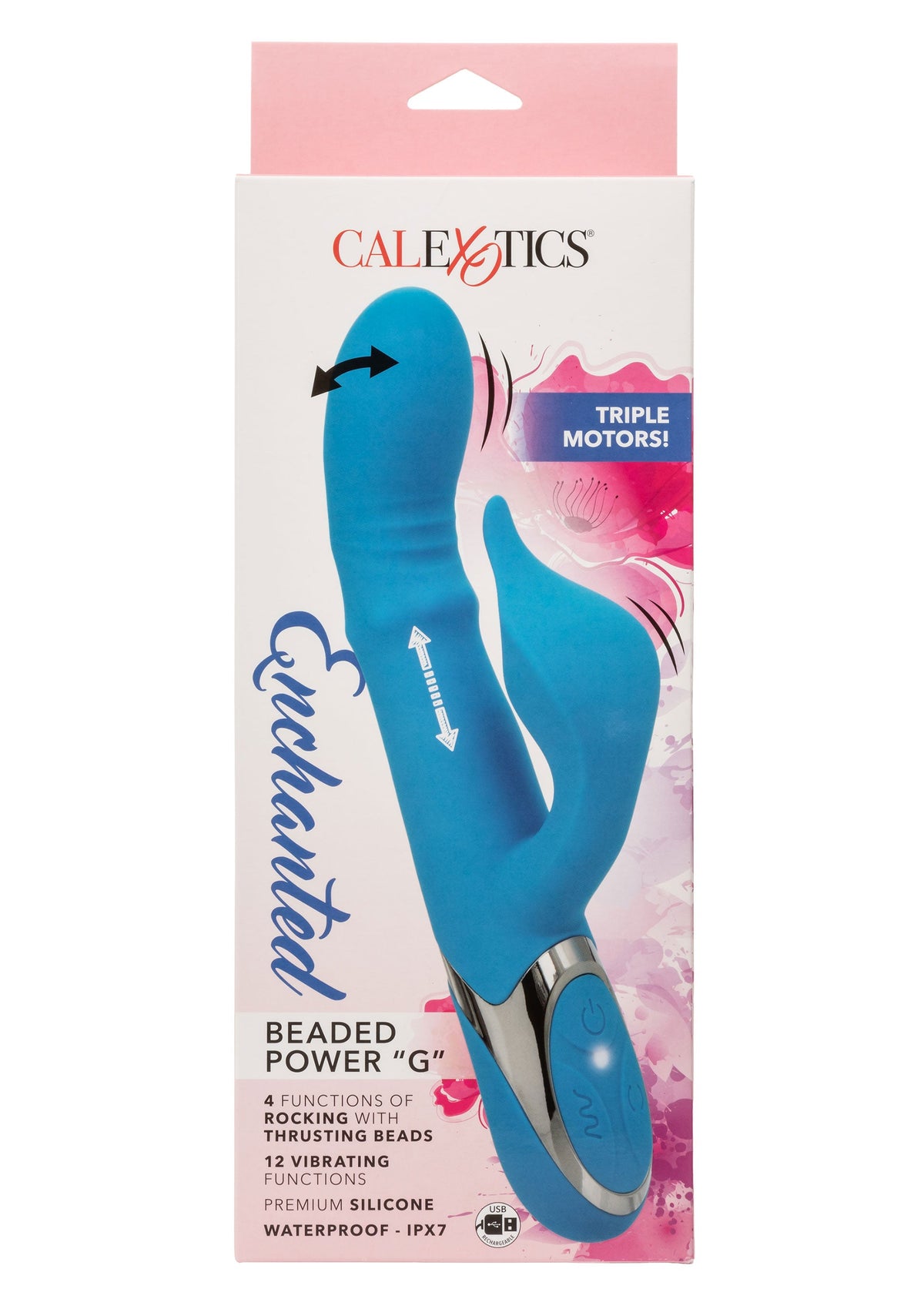 Beaded Power G Vibrator BLUE - 2