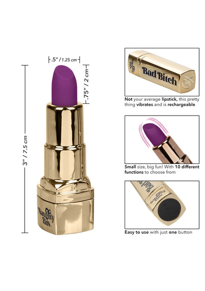 Bad Bitch Lipstick Vibrator GOLD - 3