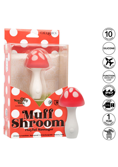 CalExotics Naughty Bits Muff Shroom Playful Massager MULTICOLOR - 0