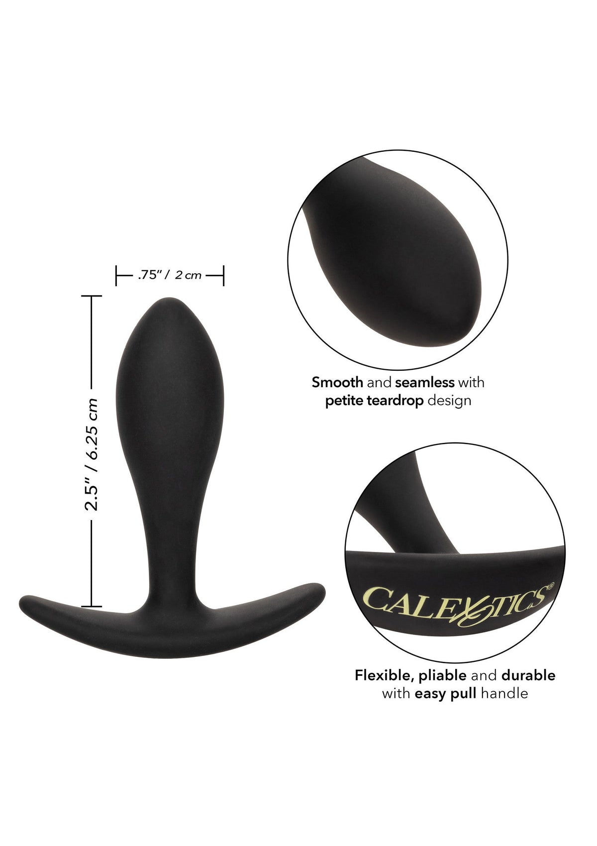 Boundless Teardrop Plug BLACK - 2