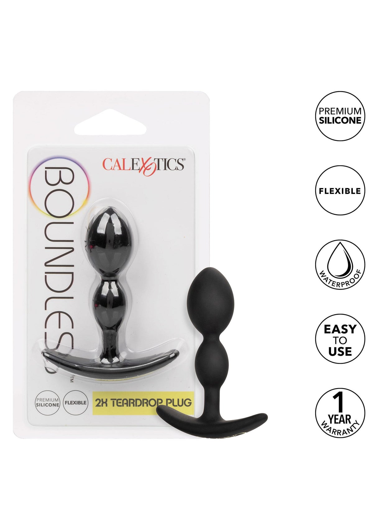 Boundless Teardrop Plug BLACK - 4