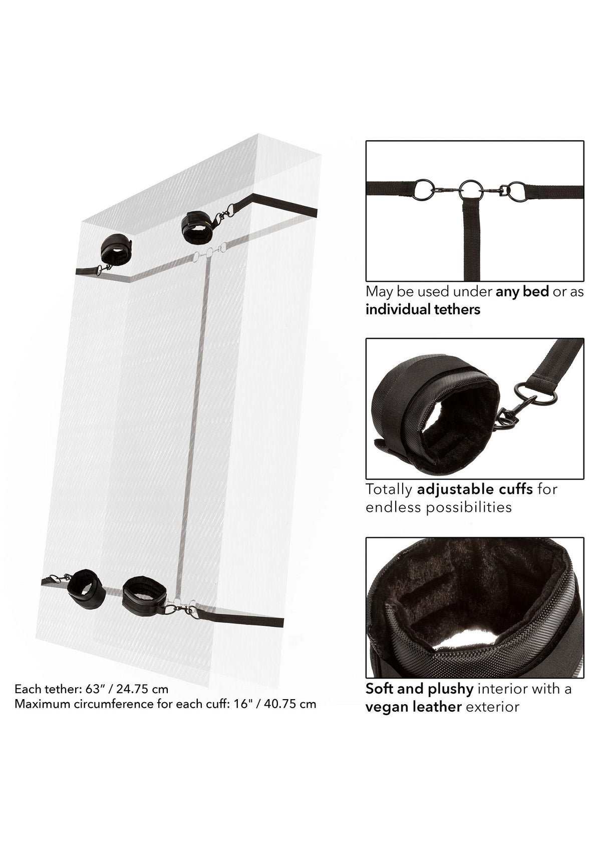 Boundless Bed Restraint BLACK - 3