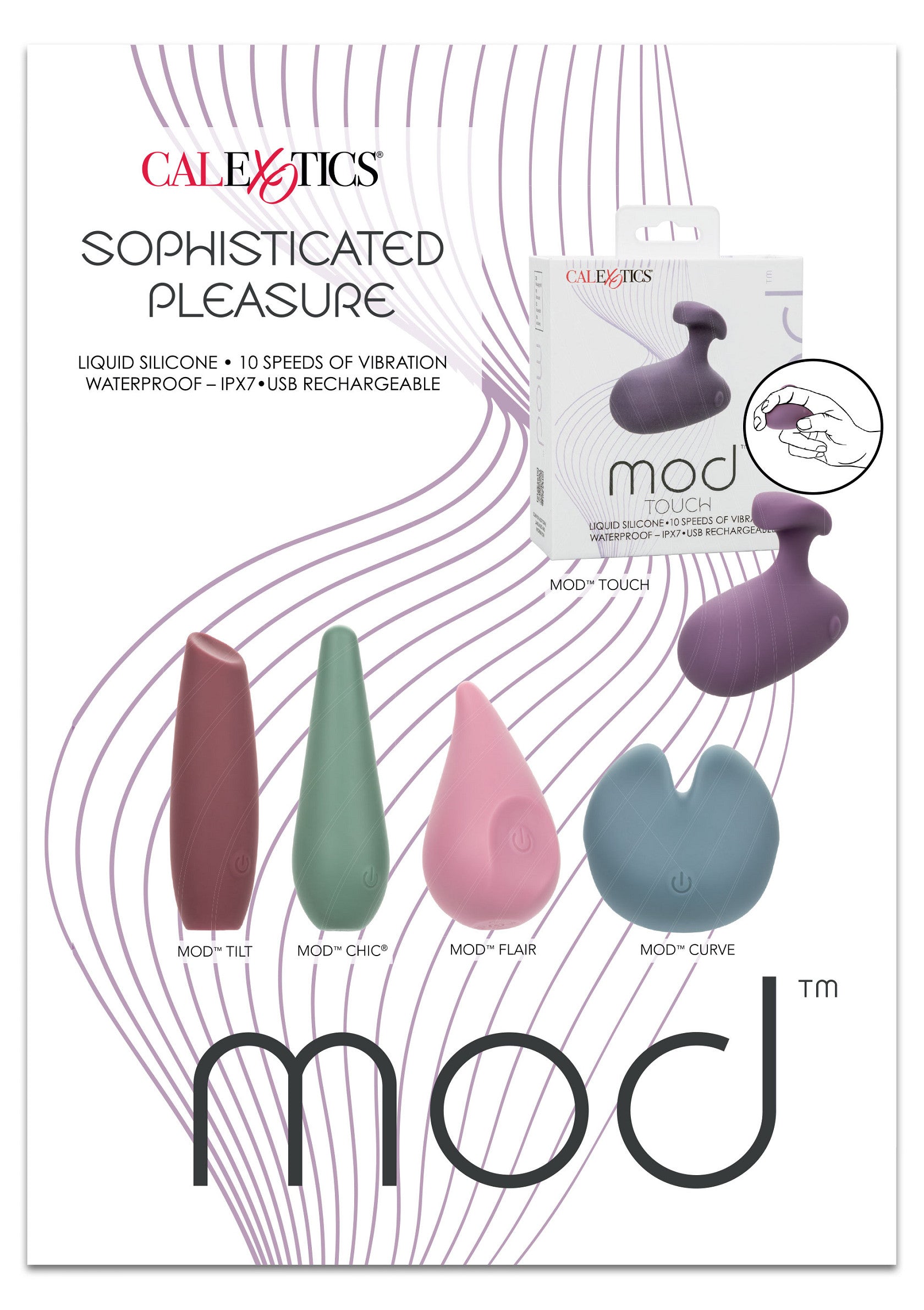 CalExotics Mod Retail Shelf Pack MULTICOLOR - 6