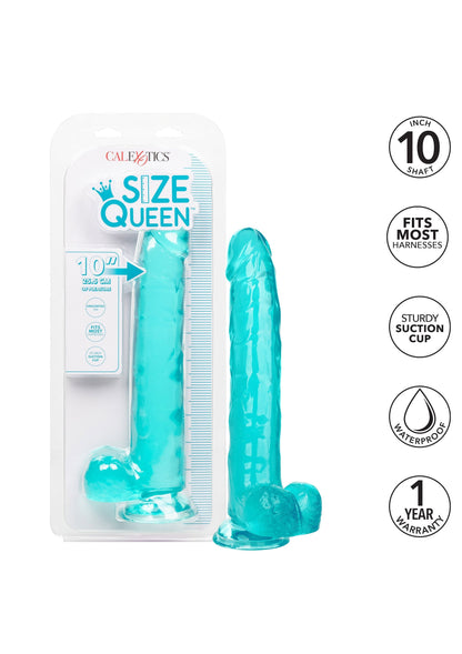 Queen Size Dong 10 inch BLUE - 6