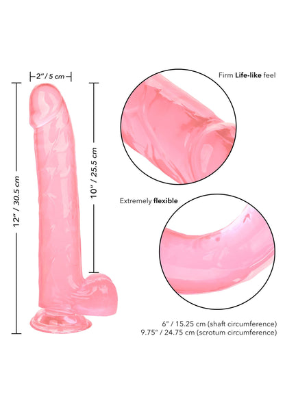 Queen Size Dong 10 inch PINK - 5