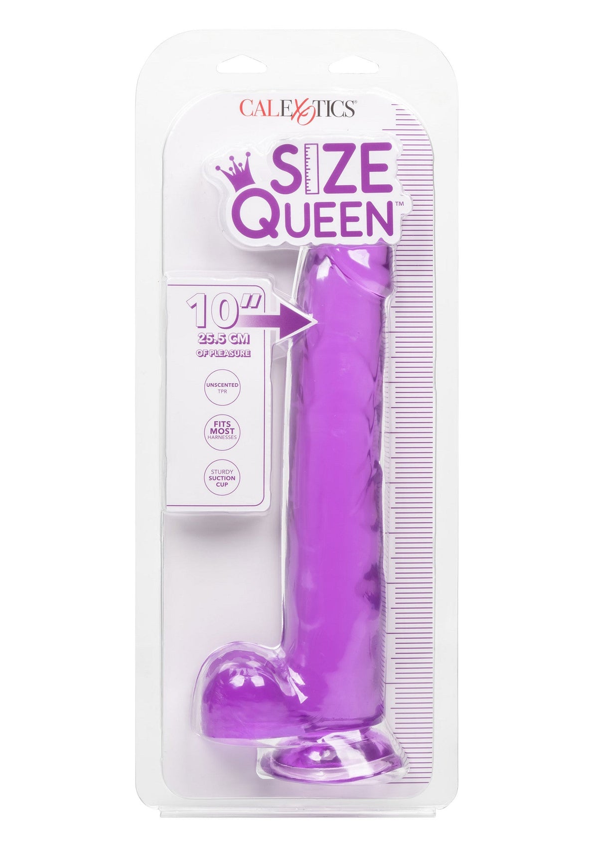 Queen Size Dong 10 inch PURPLE - 1