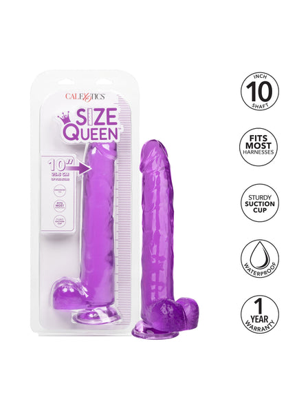 Queen Size Dong 10 inch PURPLE - 6