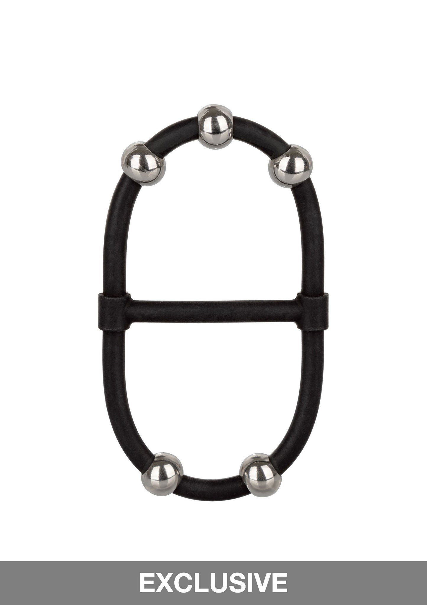 CalExotics Steel Beaded Dual Silicone Maximizer BLACK - 5