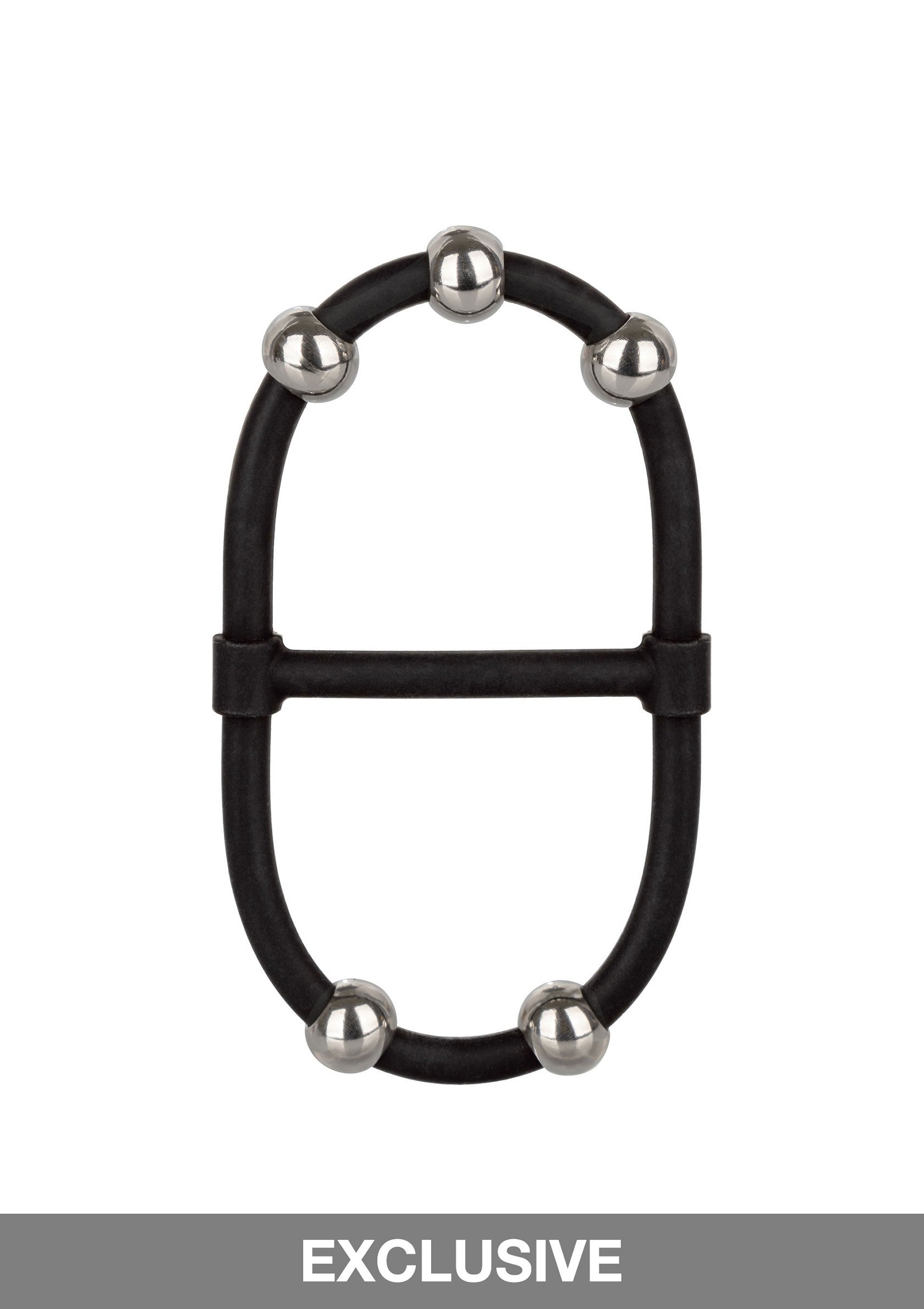 CalExotics Steel Beaded Dual Silicone Maximizer BLACK - 5