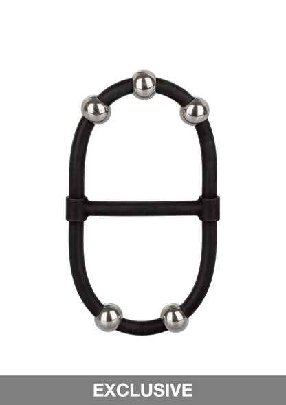 CalExotics Steel Beaded Dual Silicone Maximizer BLACK - 5