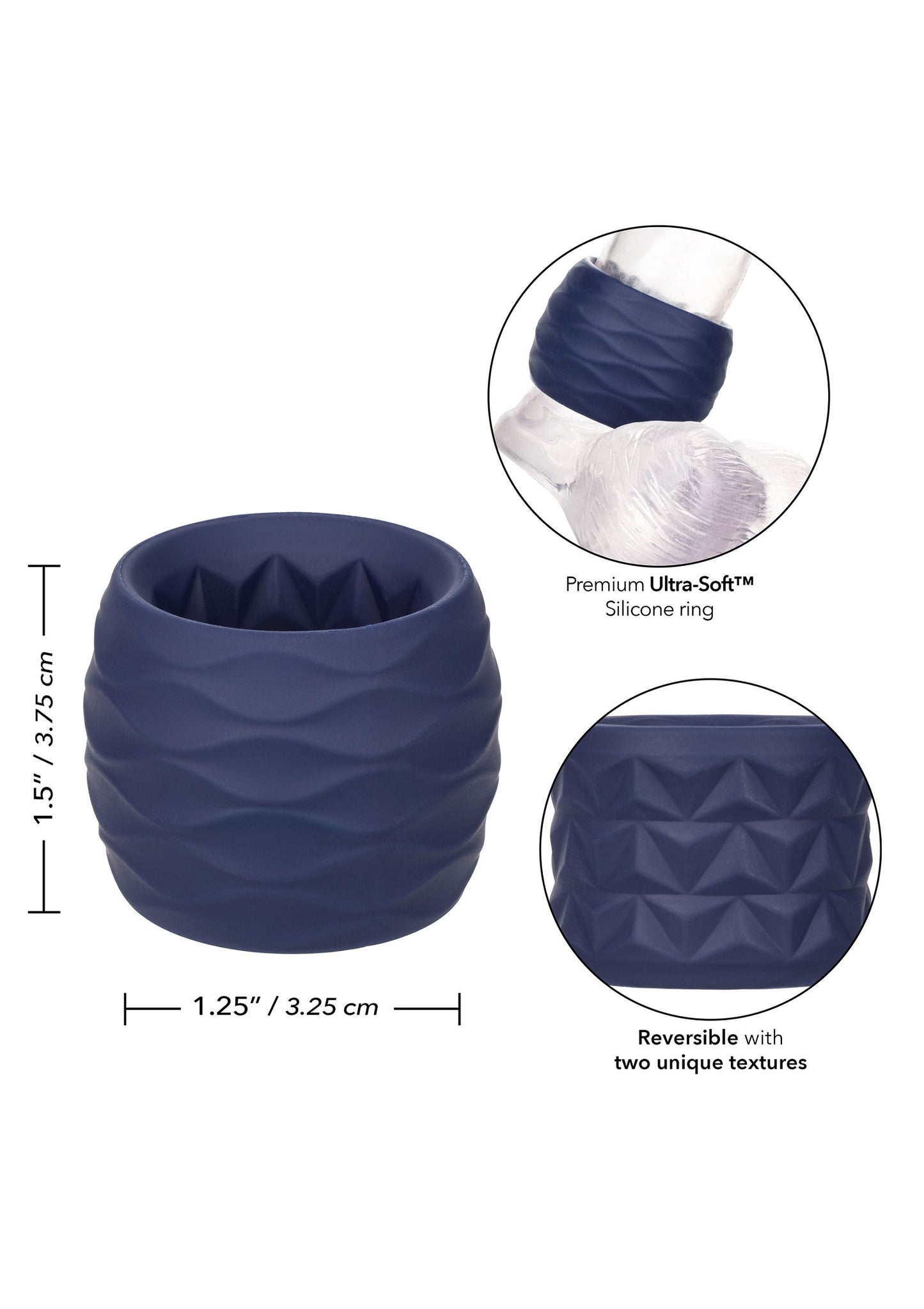 CalExotics Viceroy Reverse Endurance Ring BLUE - 5