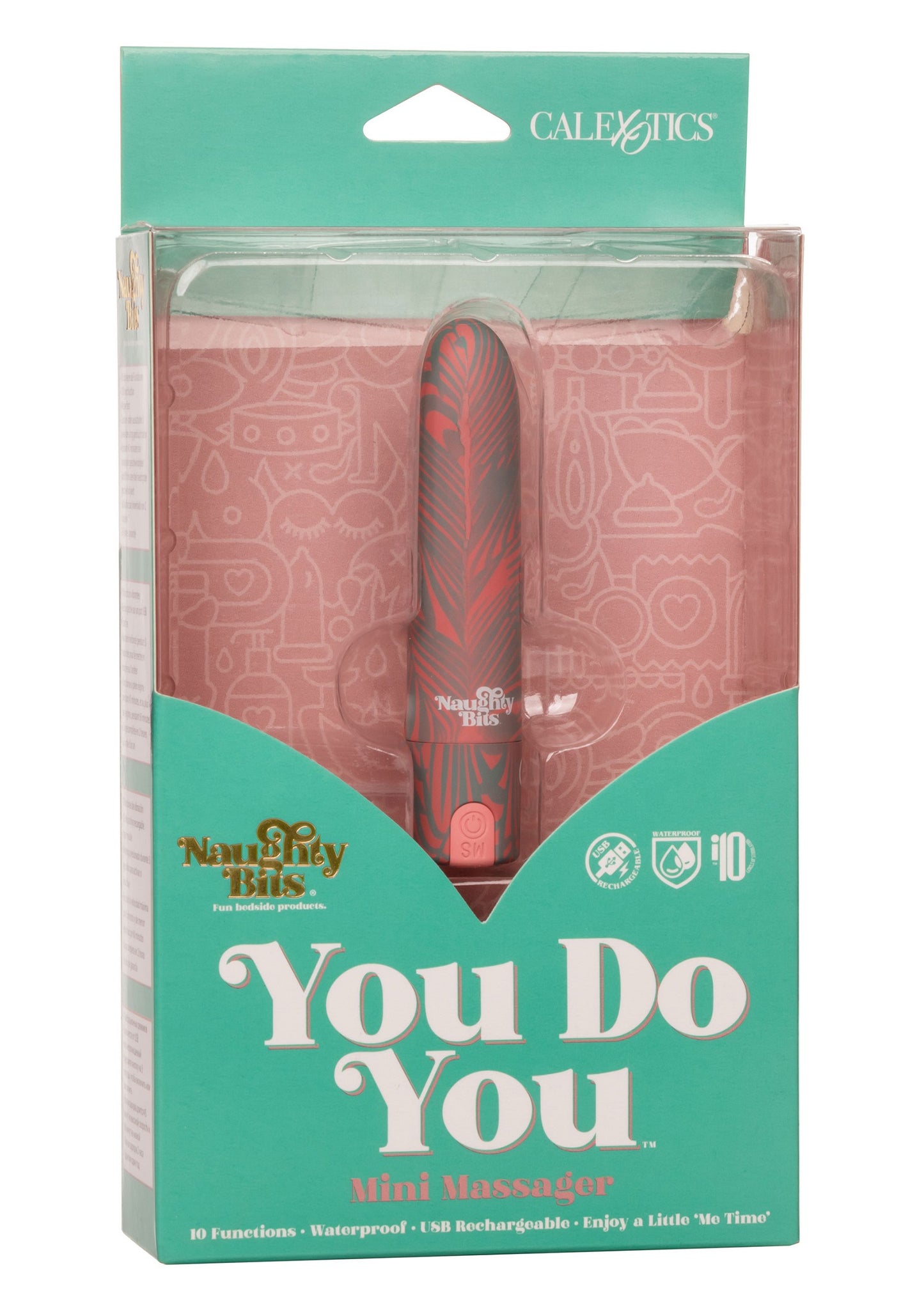CalExotics Naughty Bits You Do You Mini Massager GREEN - 1