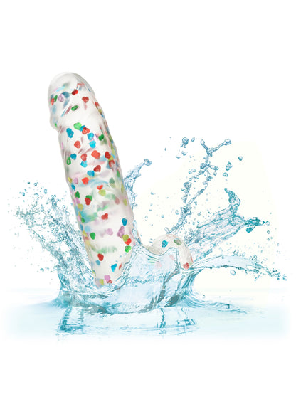 CalExotics Naughty Bits I Love Dick Heart-filled Dong TRANSPA - 10