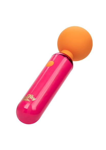 CalExotics Naughty Bits Home Cumming Queen Vibrating Wand ORANGE - 7