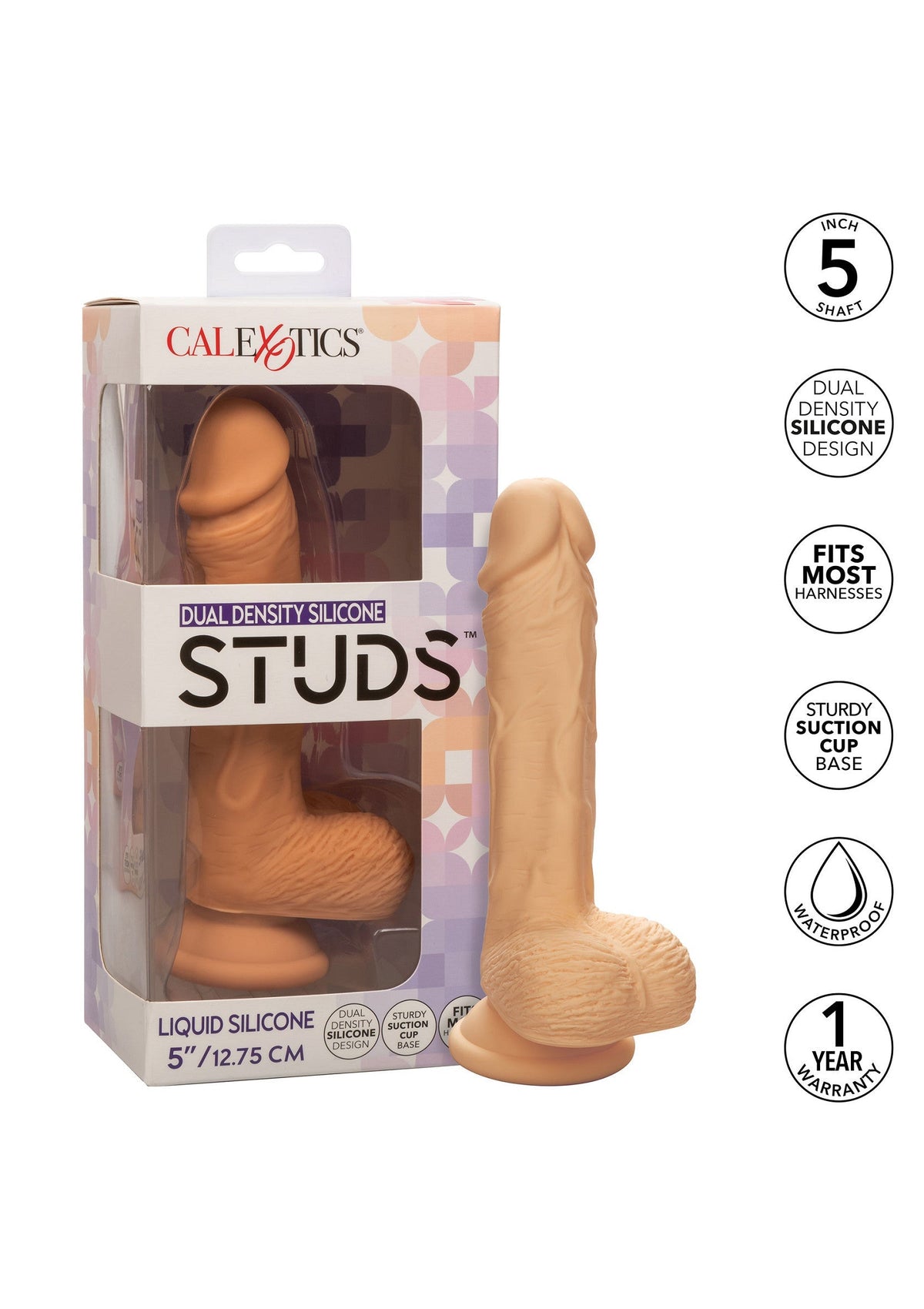 Dual Density Silicone Stud 5 inch SKIN - 4