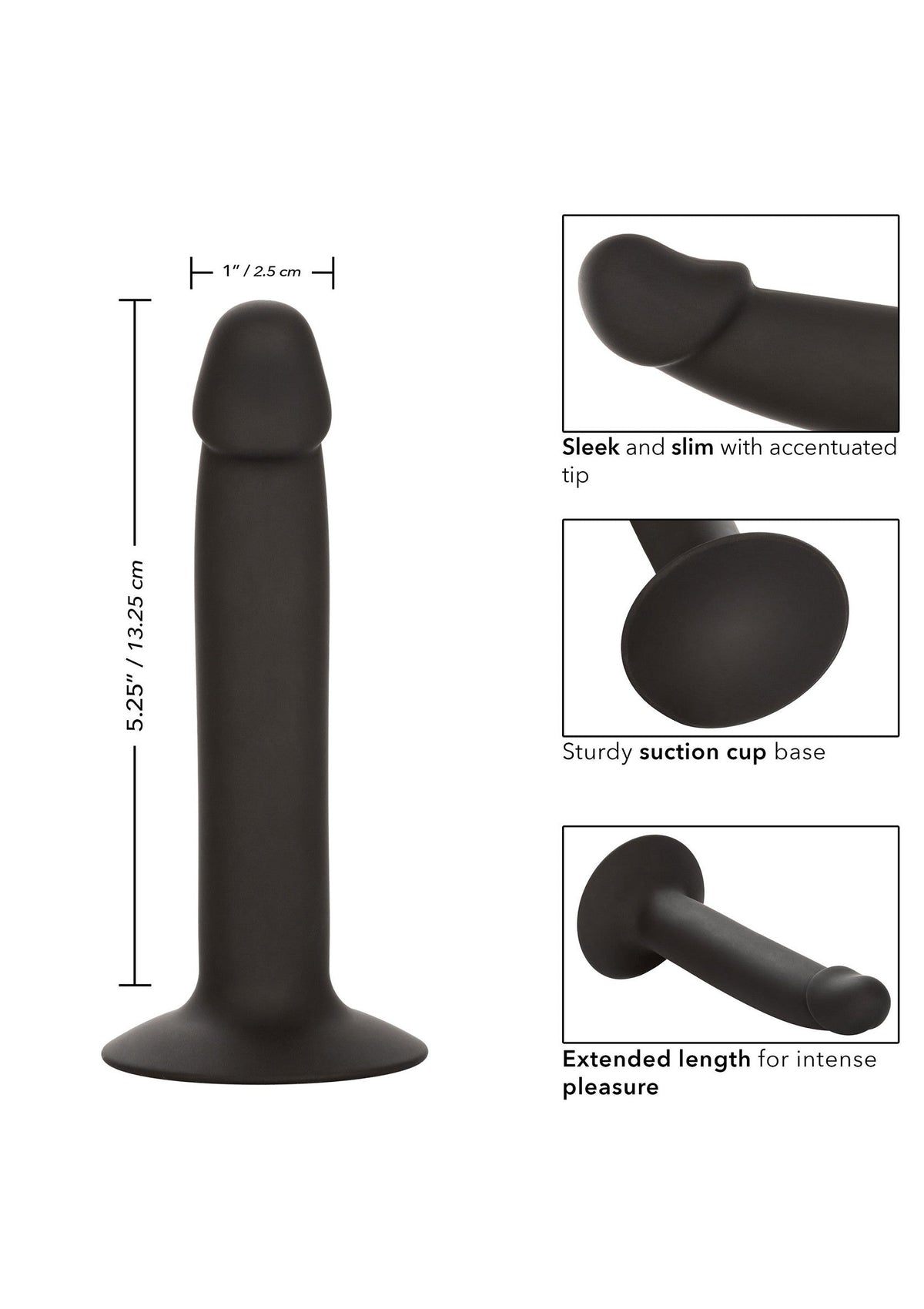 Slim Anal Stud BLACK - 3