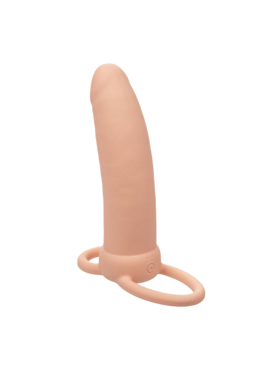 CalExotics Performance Maxx Rechargeable Thick Dual Penetrator - Light skin tone