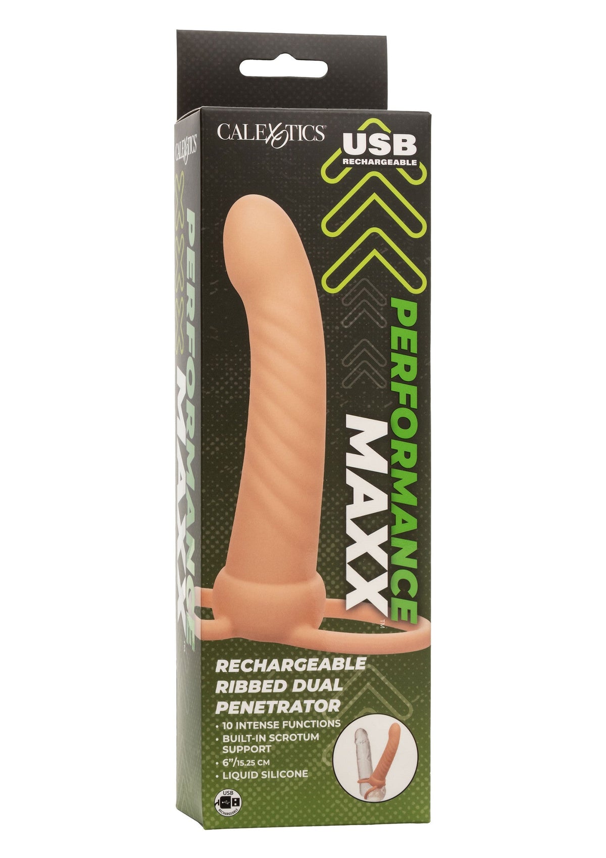 Ribbed Dual Penetrator SKIN - 1