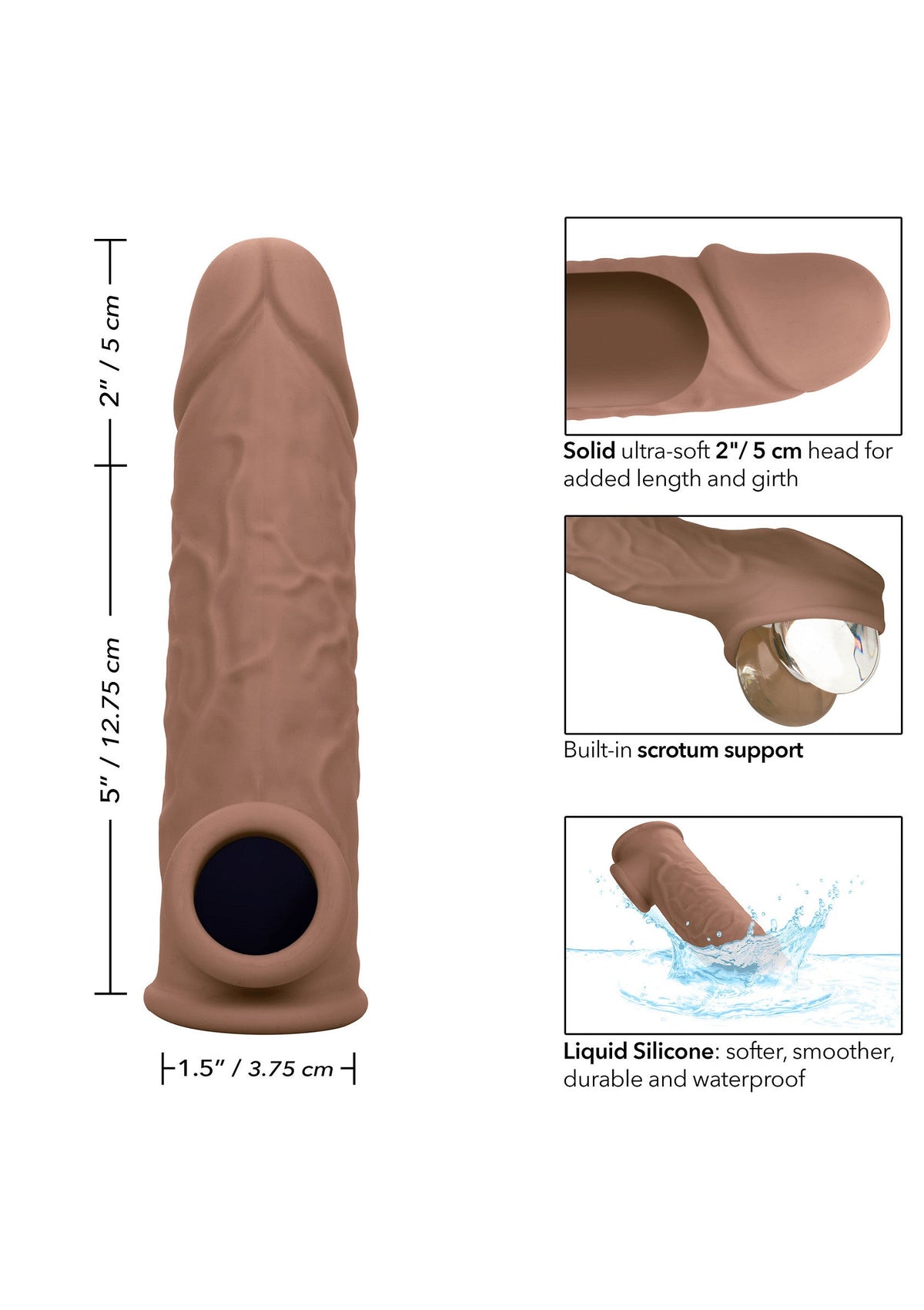 Life-Like Extension 7 inch BROWN - 3
