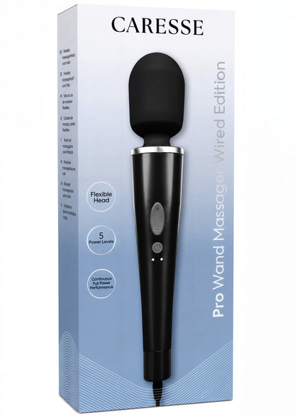 Pro Wand Wired 220V Massager BLACK - 1