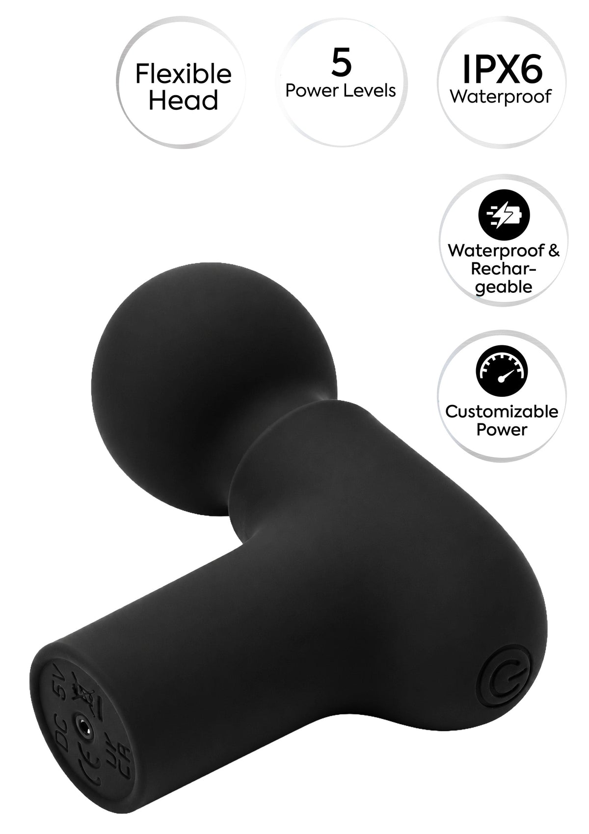 Power Gun Massager BLACK - 4