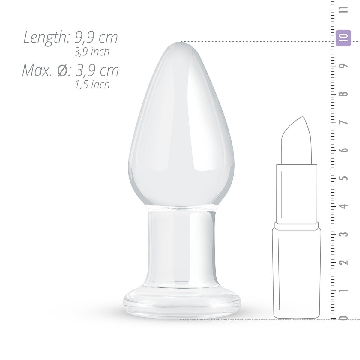 Glazen Buttplug No. 24 - 6