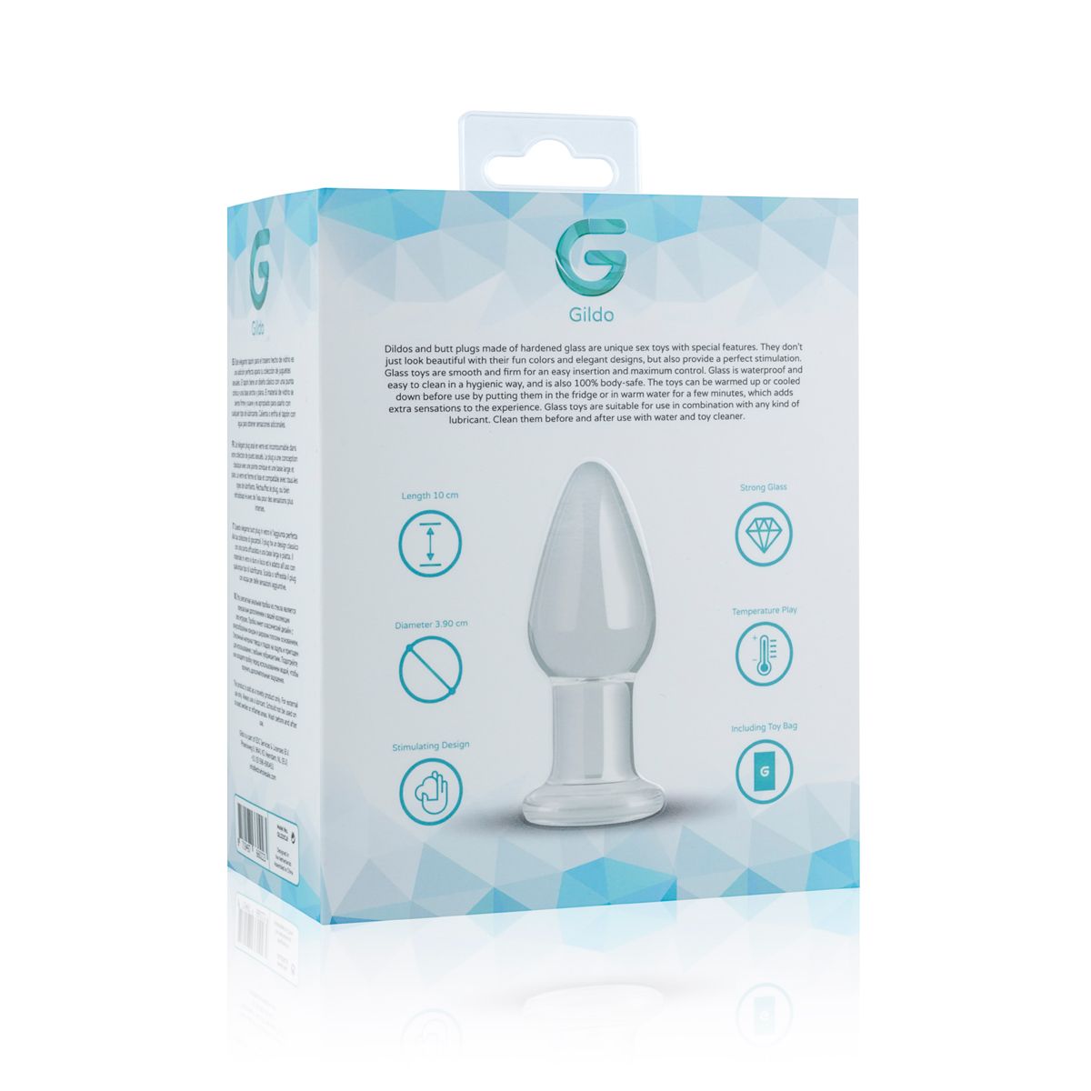 Glazen Buttplug No. 24 - 0