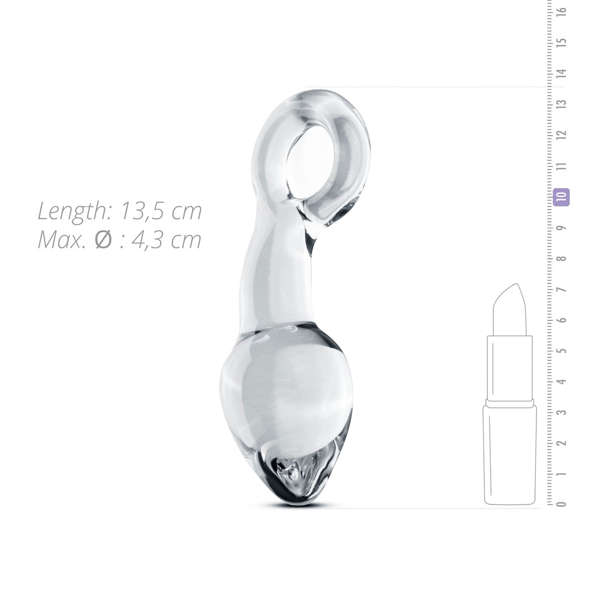 Glazen Prostaat Buttplug No. 13 - 2