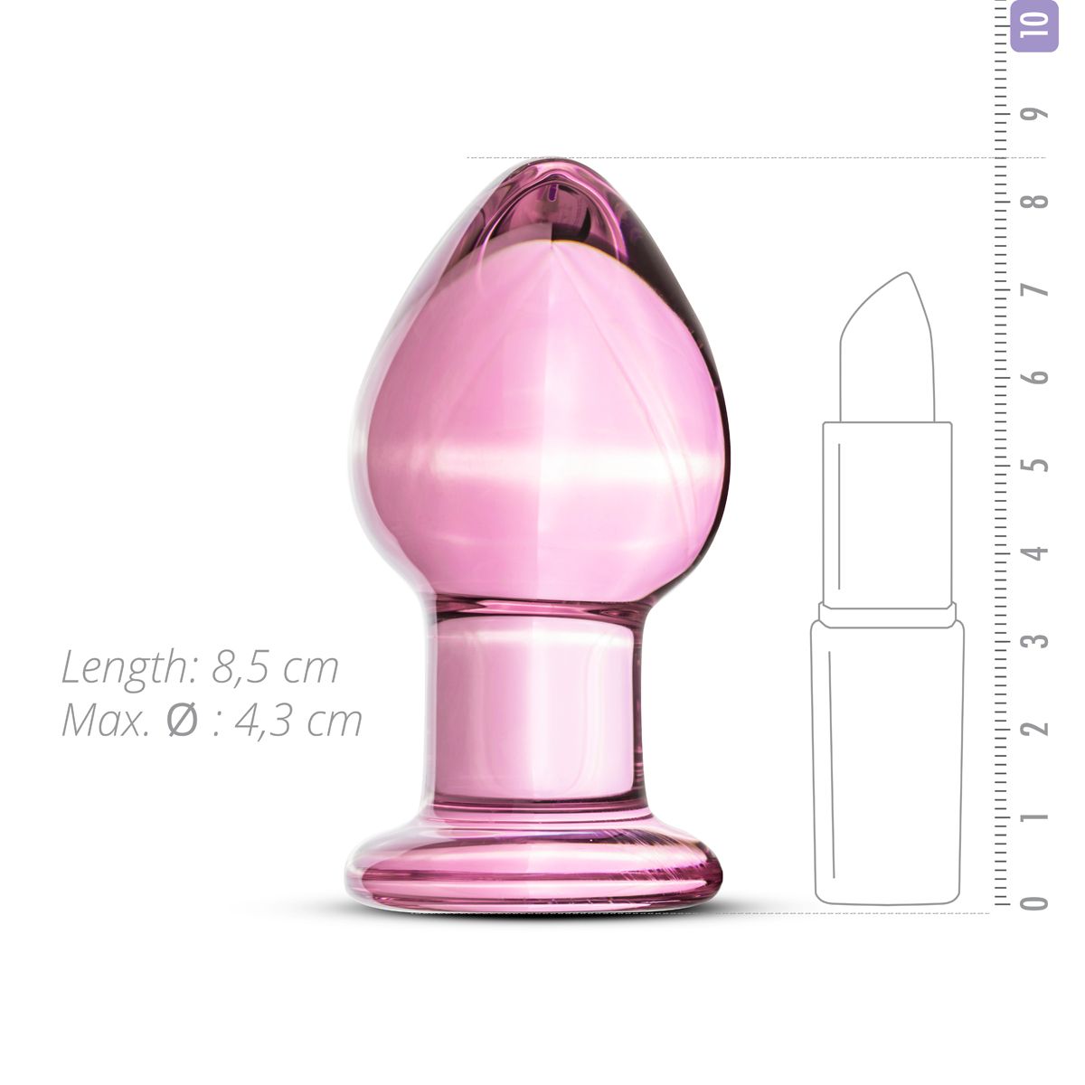 Glazen Buttplug No. 27 - 1