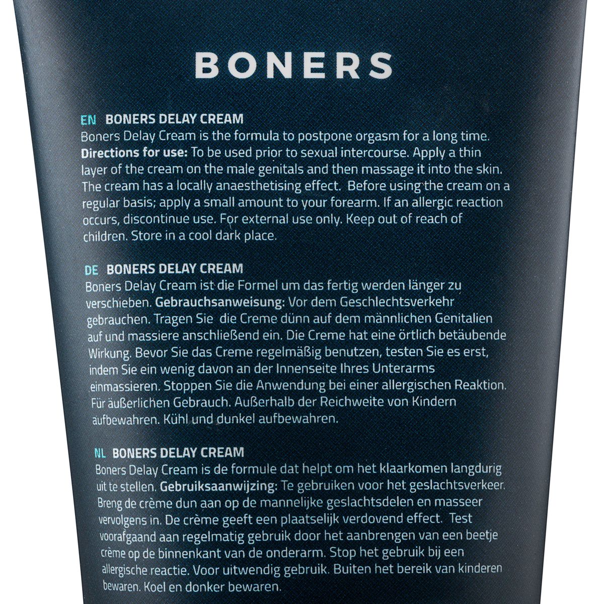 Boners Orgasmevertragende Crème - 100 ml - 1