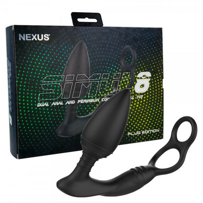 Nexus - Simul8 Buttplug Met Cockring & Ballstretcher - 1