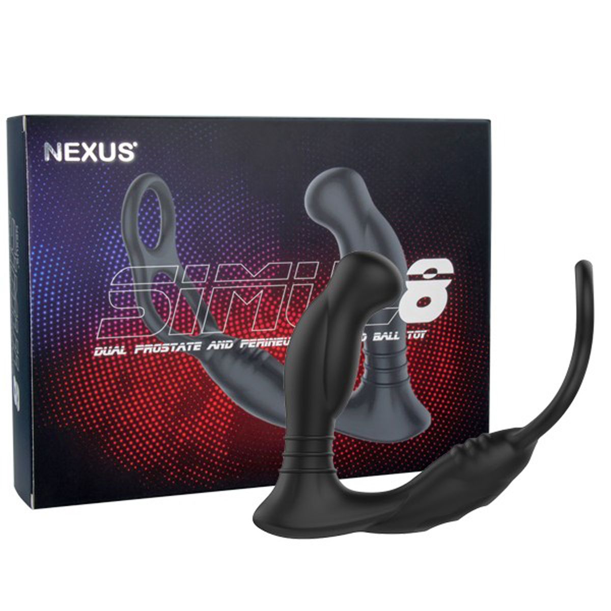 Nexus - Simul8 Prostaat Vibrator Met Cockring & Ballstretcher - 1