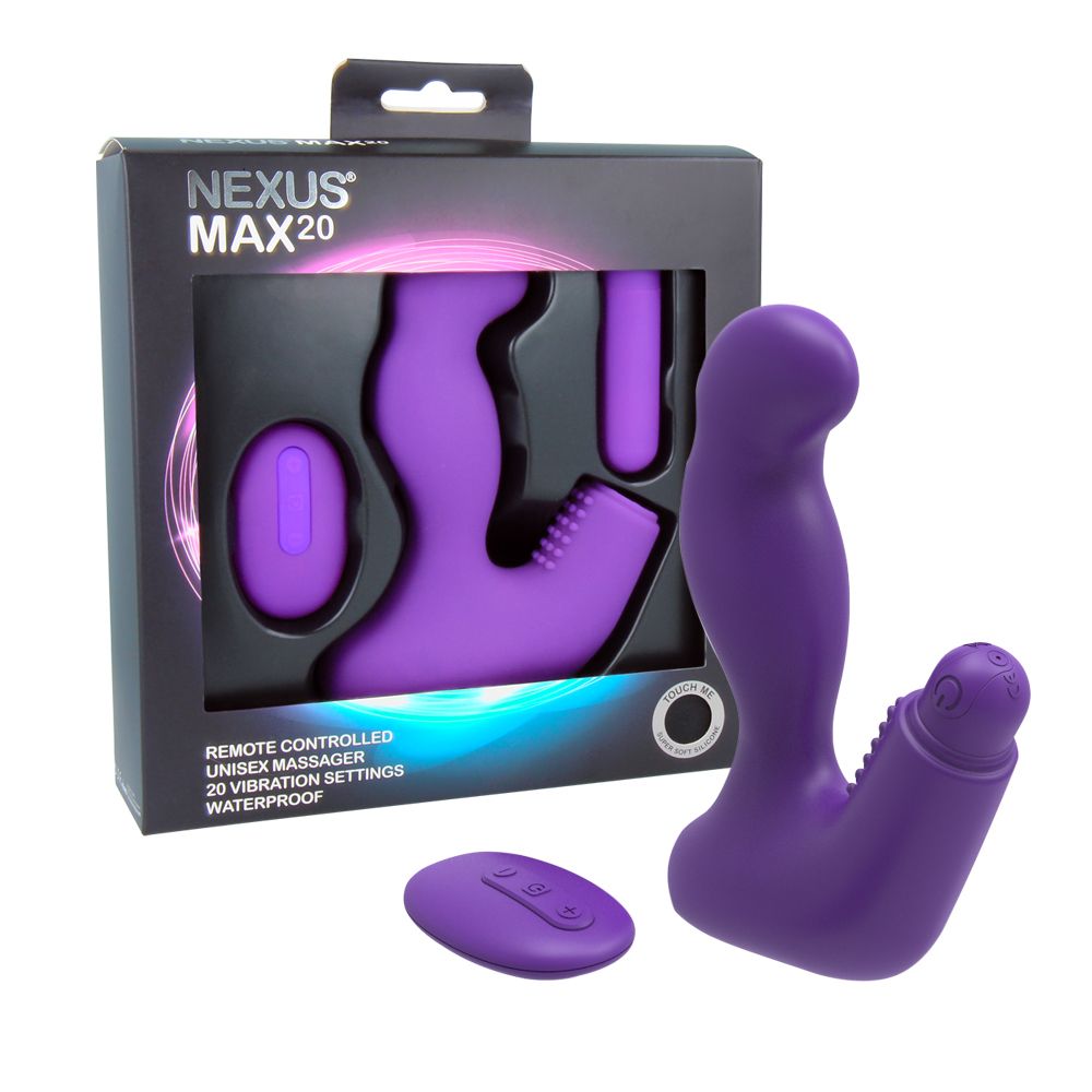 Nexus - Max 20 G-Spot & P-Spot Vibrator - Paars - 0