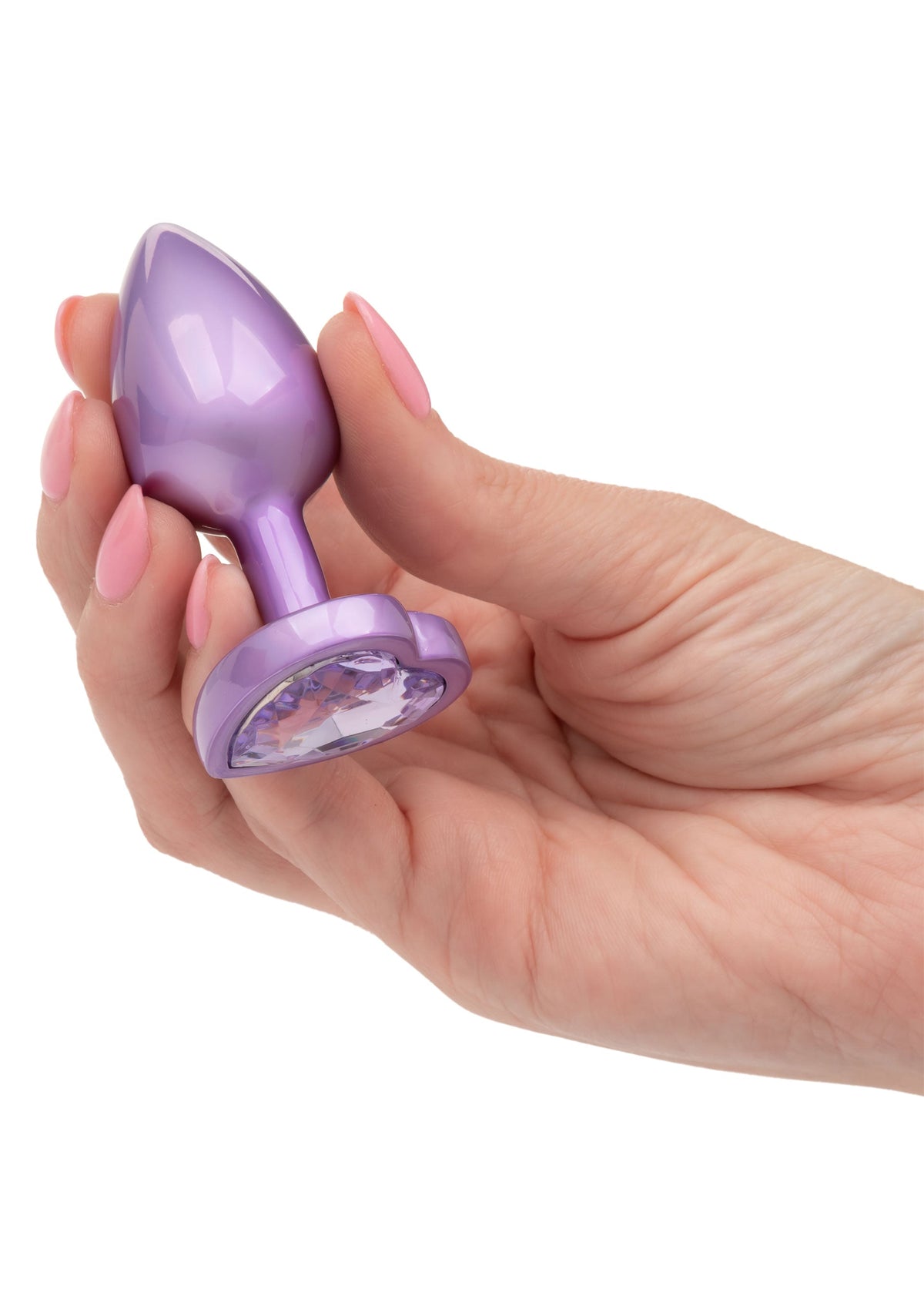 Diamond Heart Plug Small PURPLE - 4