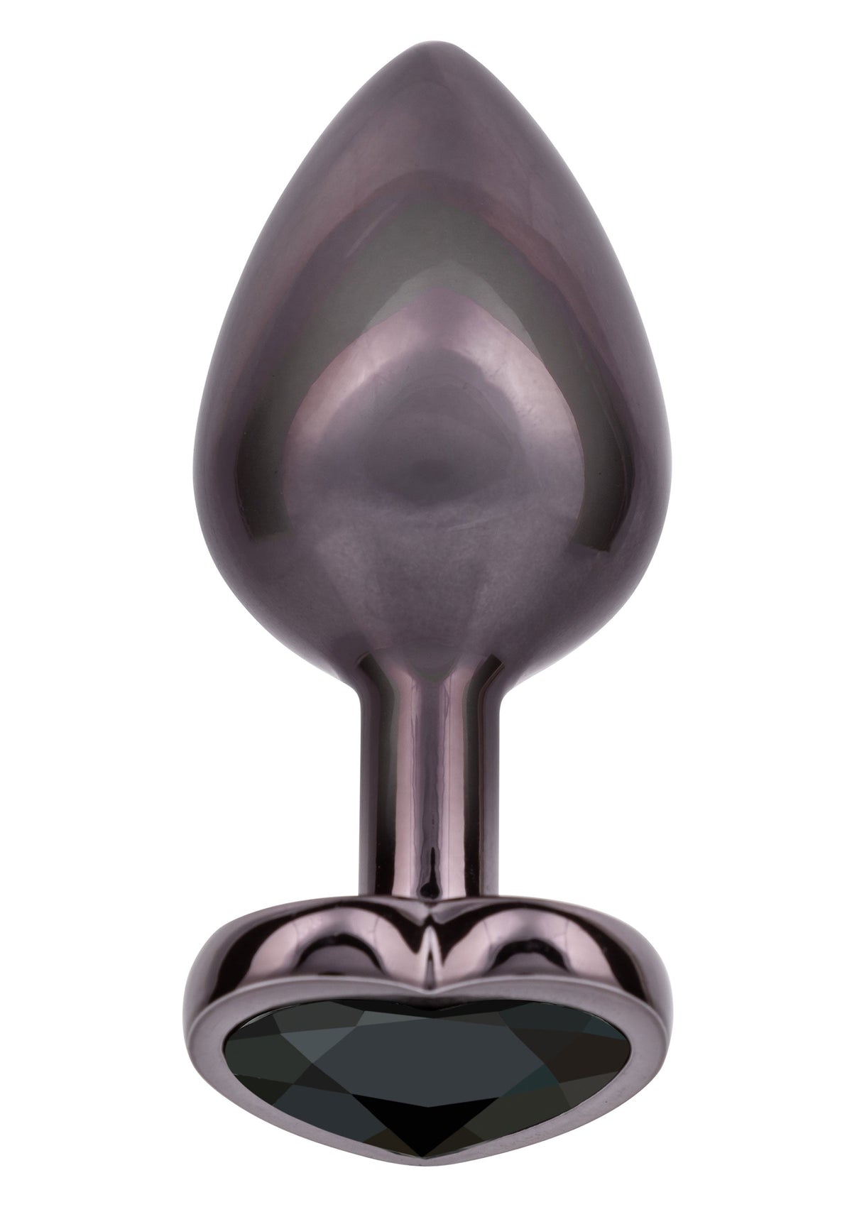Diamond Heart Plug Large BLACK - 0