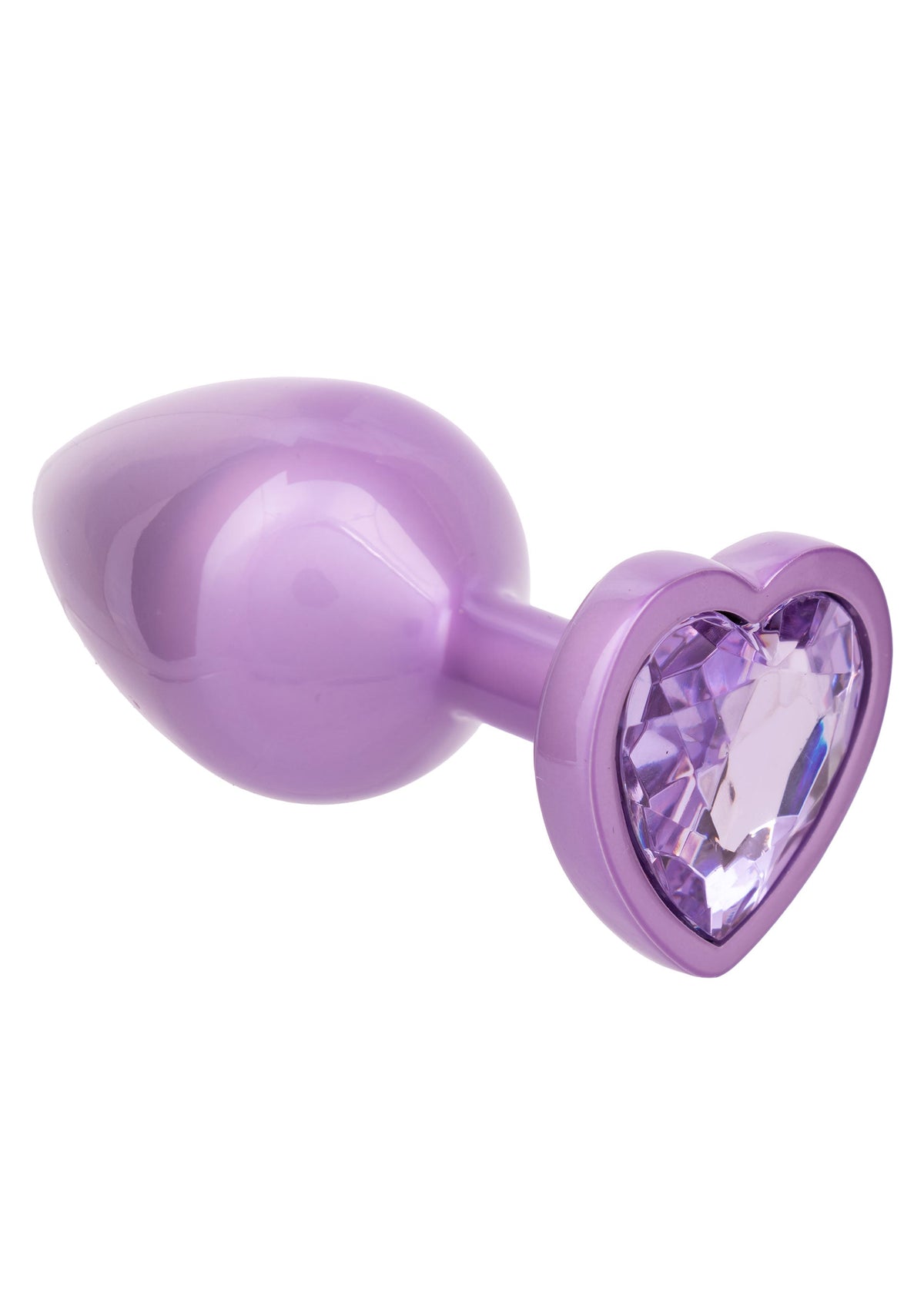 Diamond Heart Plug Large PURPLE - 1