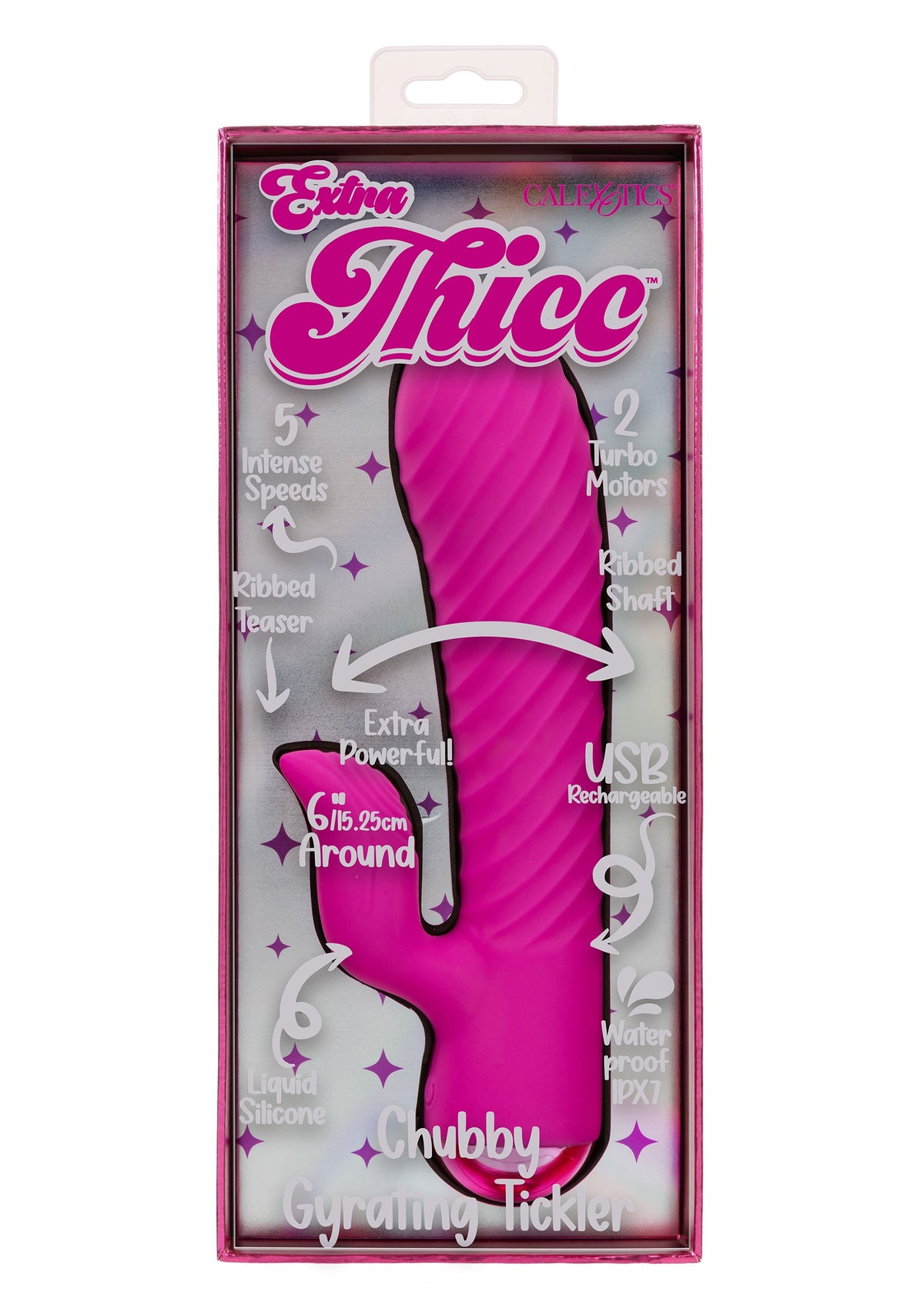 Thicc Chubby Gyrating Tickler PINK - 1