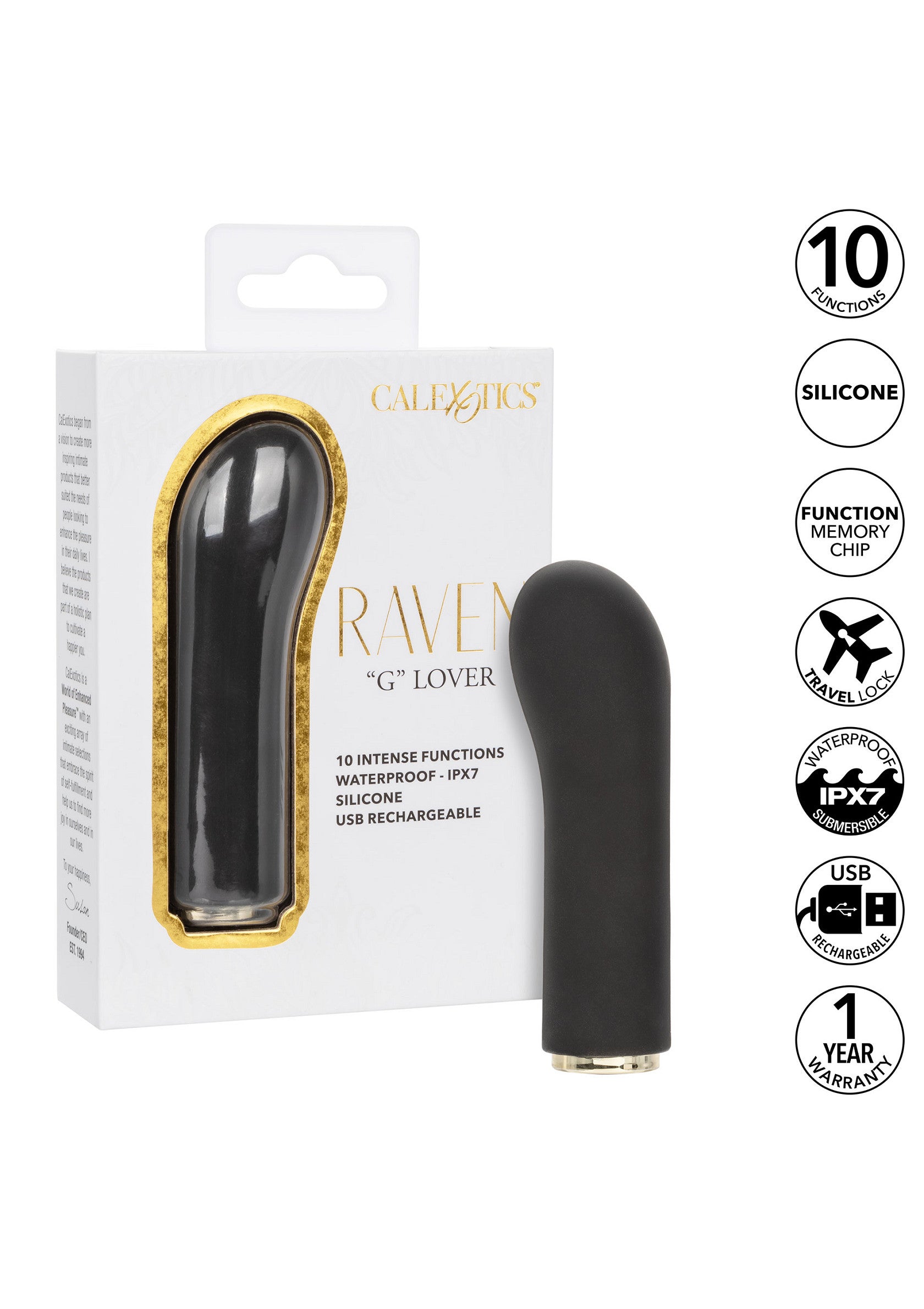 CalExotics Raven 'G” Lover BLACK - 8