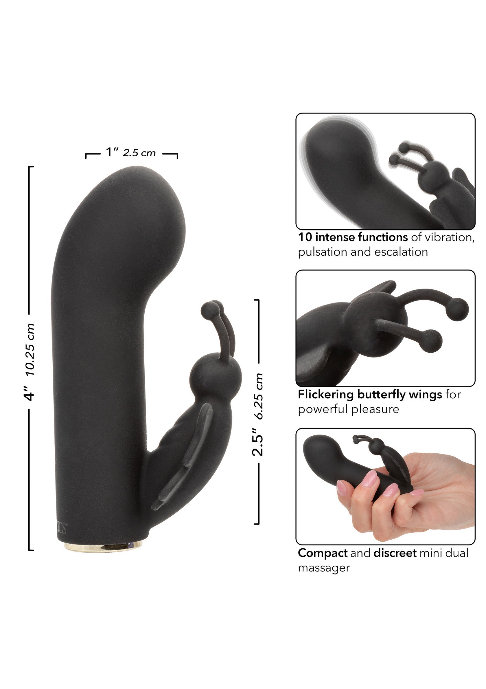 CalExotics Raven Butterfly BLACK - 0
