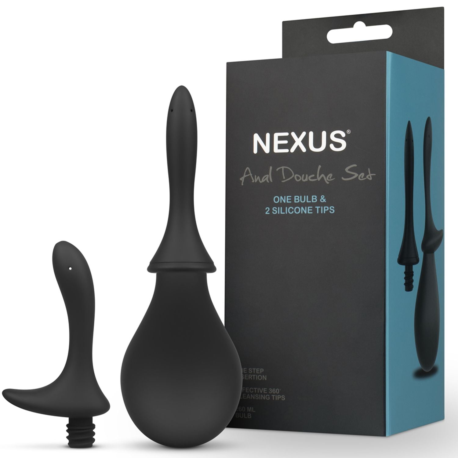 Nexus - Intieme Douche Set Met Twee Siliconen Tuitjes - 3