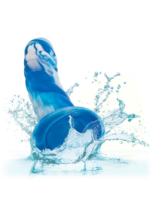 CalExotics Twisted Love Twisted Ribbed Probe - Blue