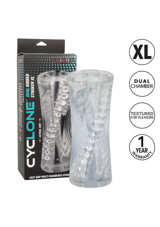 CalExotics Cyclone Dual Ribbed Stroker XL