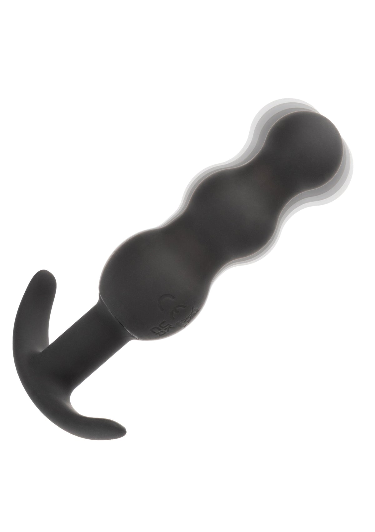 Vibrating Beaded Plug BLACK - 4