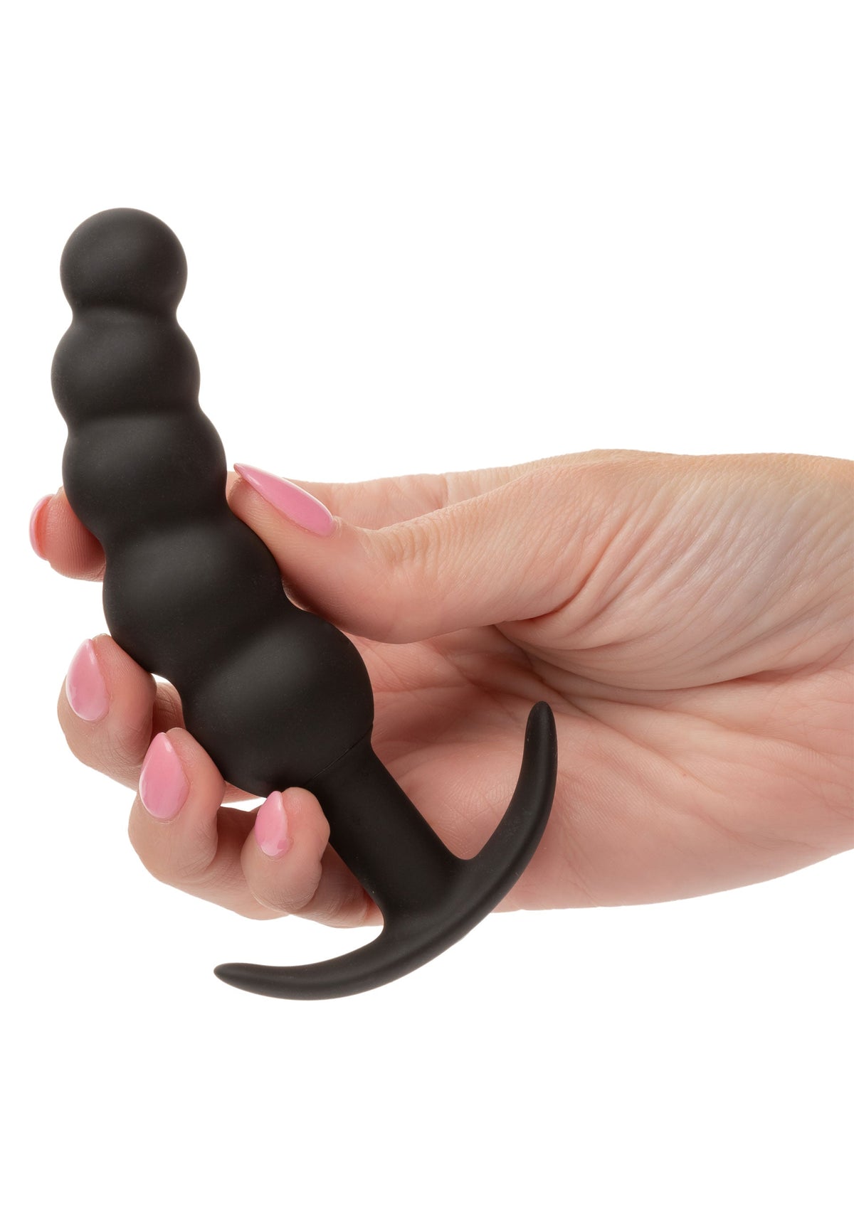 Vibrating X5 Beaded Plug BLACK - 6