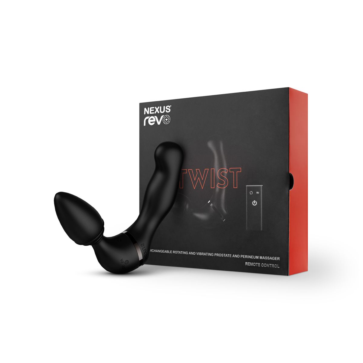 Nexus - Revo Twist Dubbele Anaal & Prostaat Stimulator - Zwart - 6