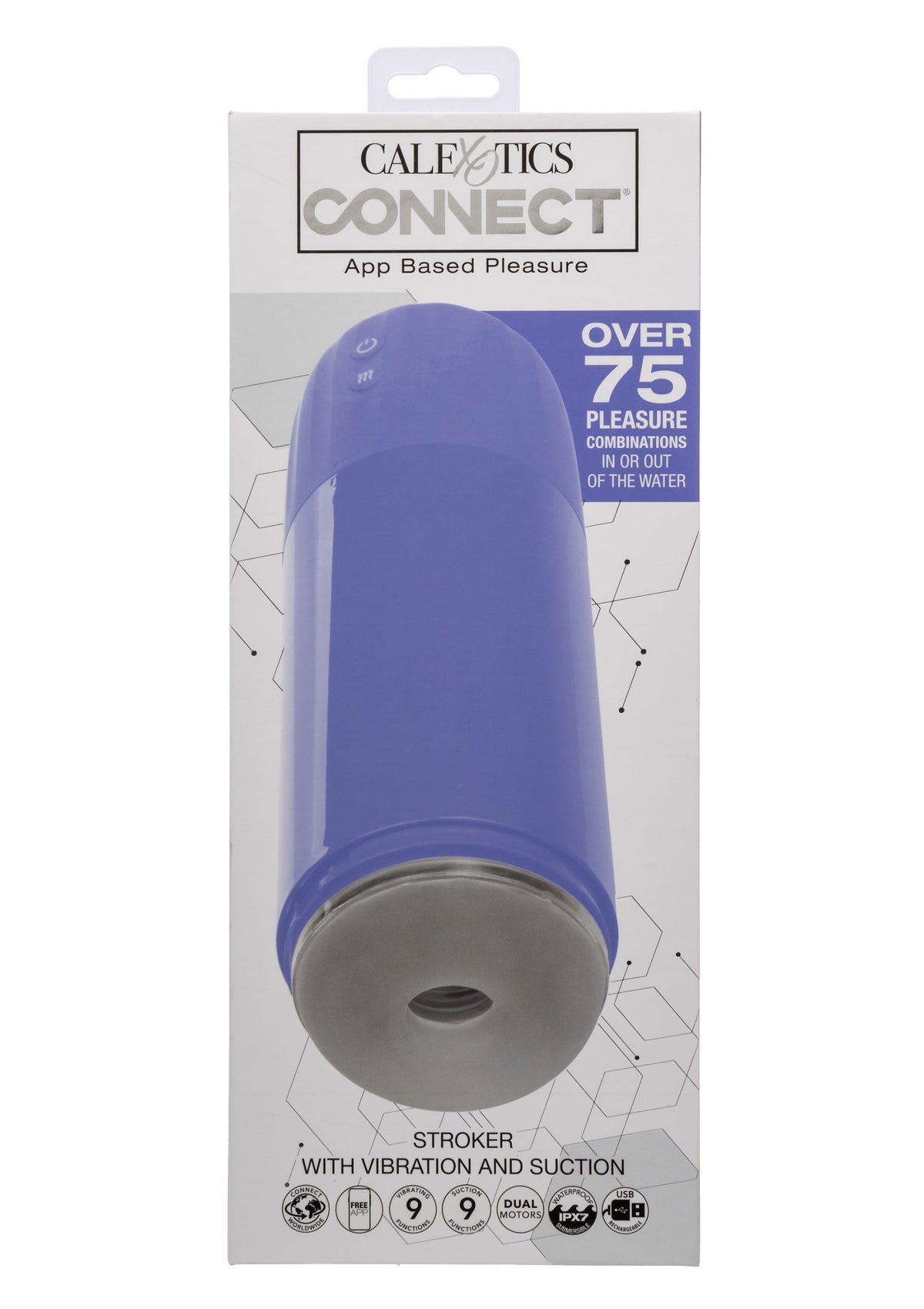 App Controled Suction Stroker PURPLE - 1