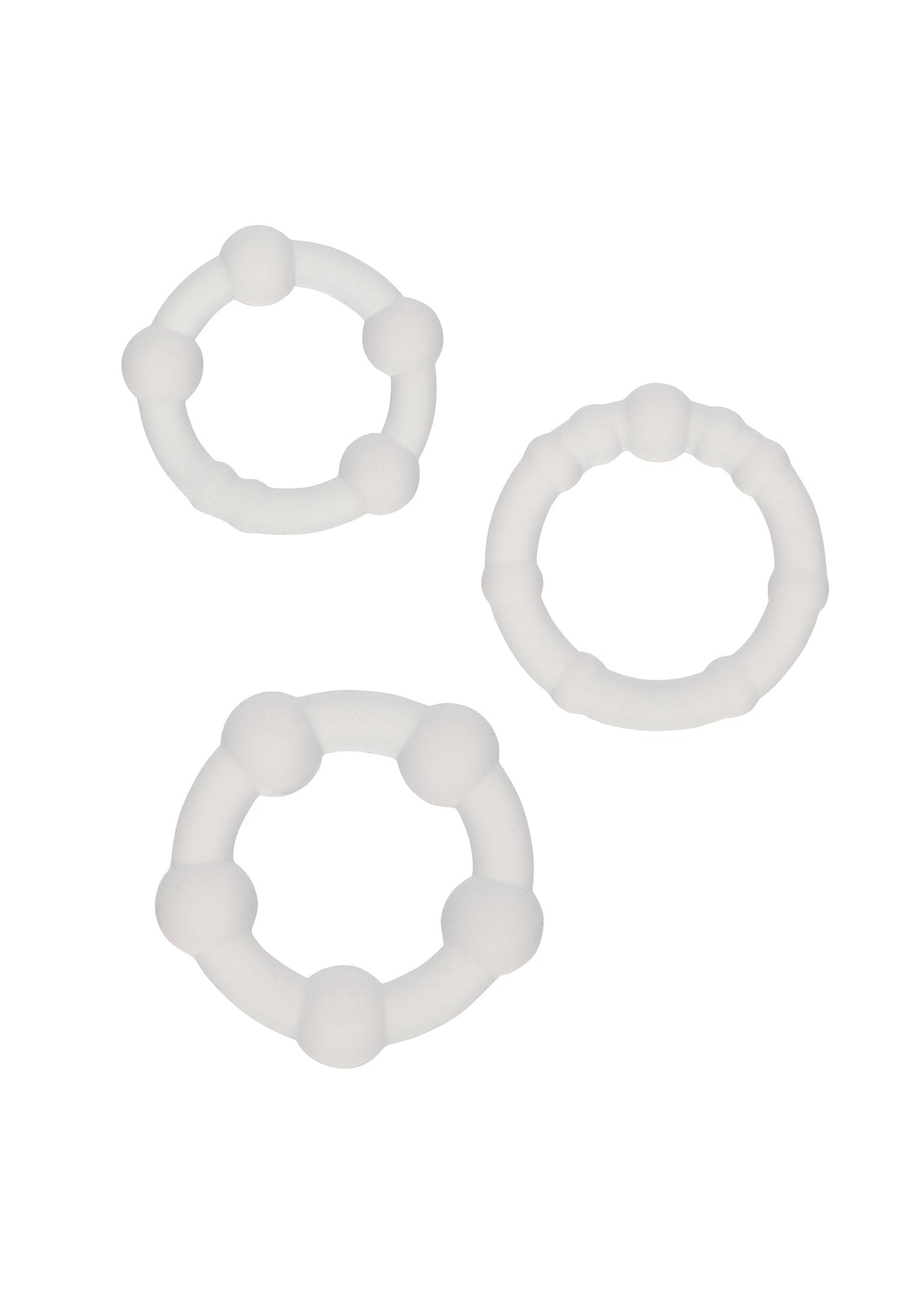 Silicone Beaded Rings CLEAR - 0